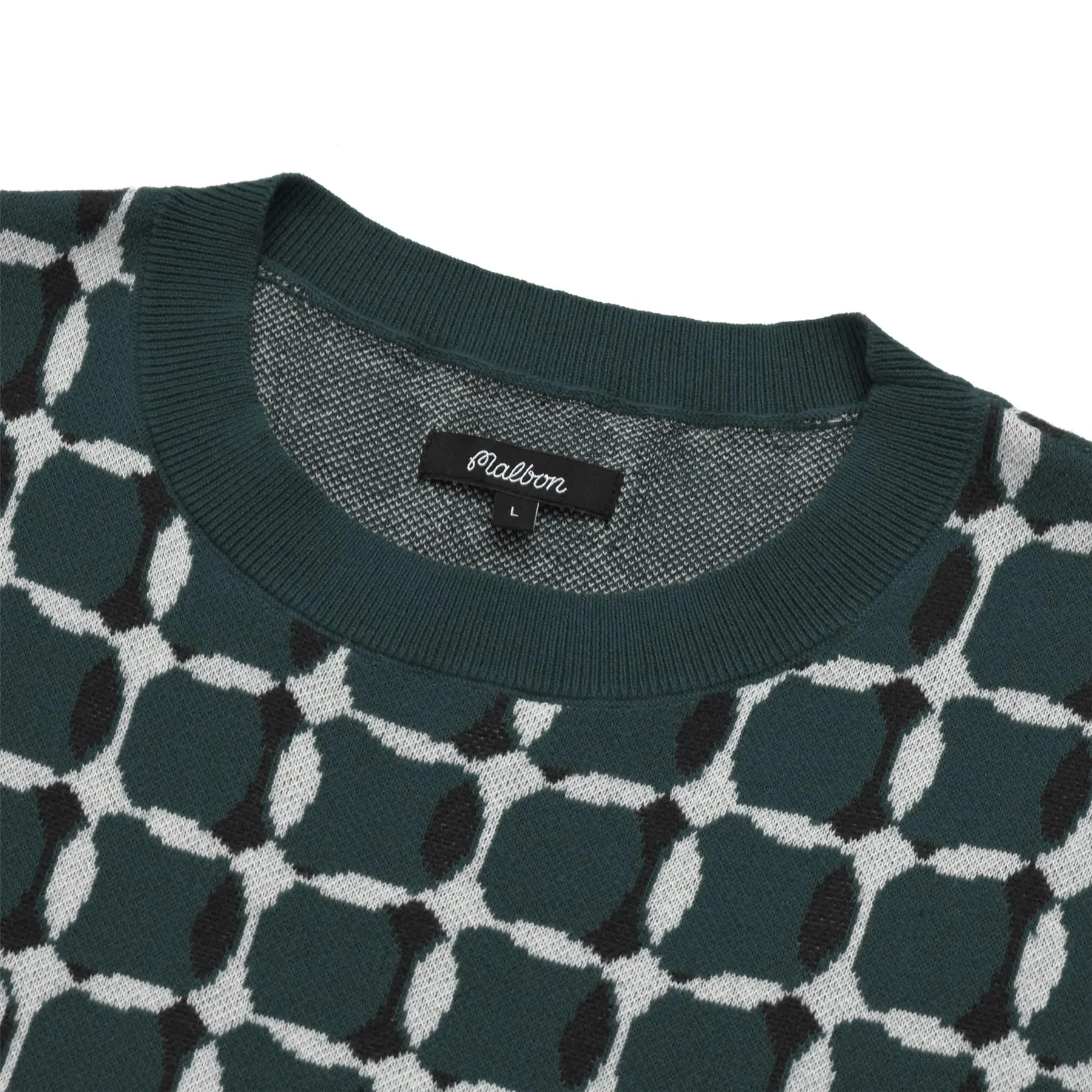 Buckets Weave Crew Neck Bistro Green - SU24