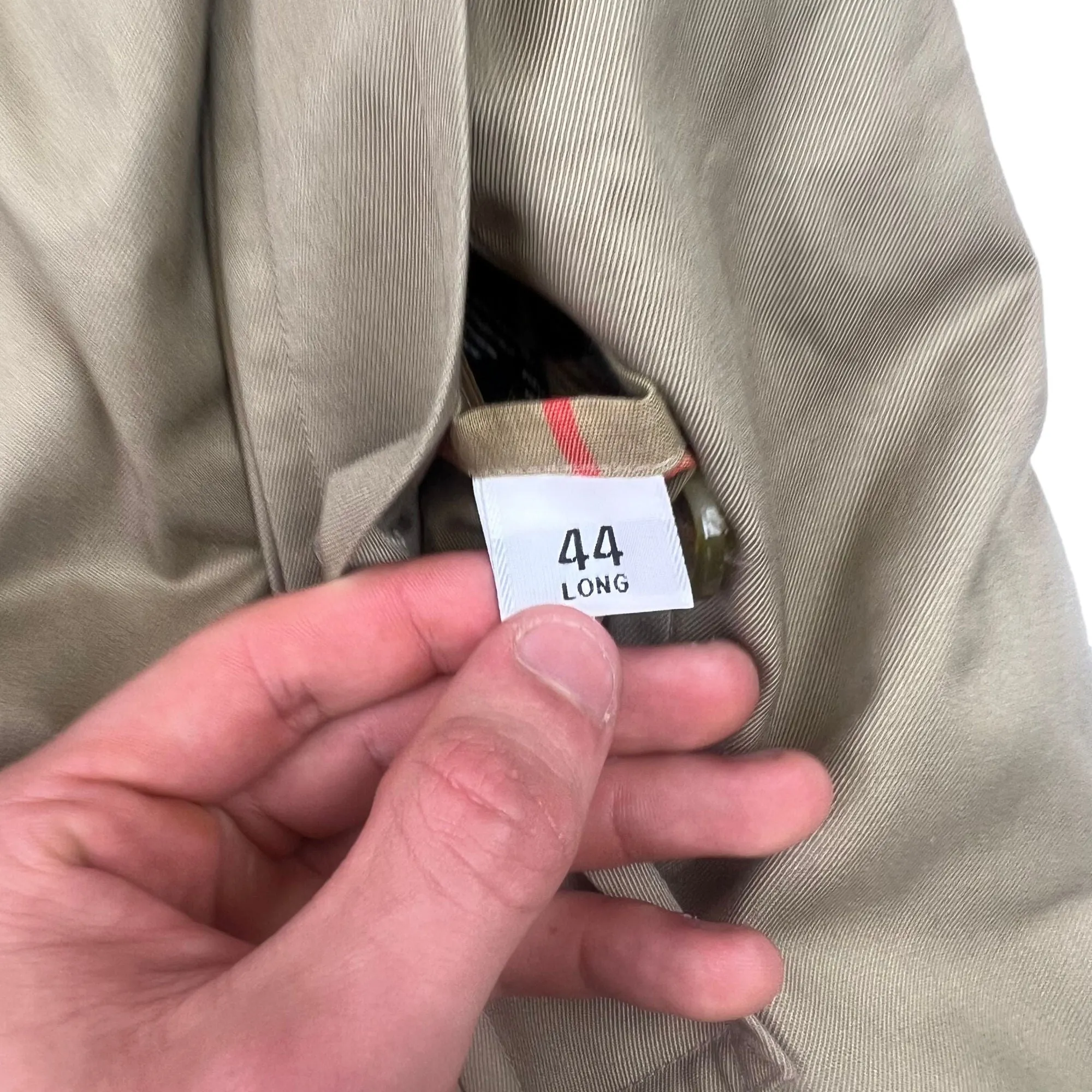 Burberry Mac Trench Rain Long Coat Beige