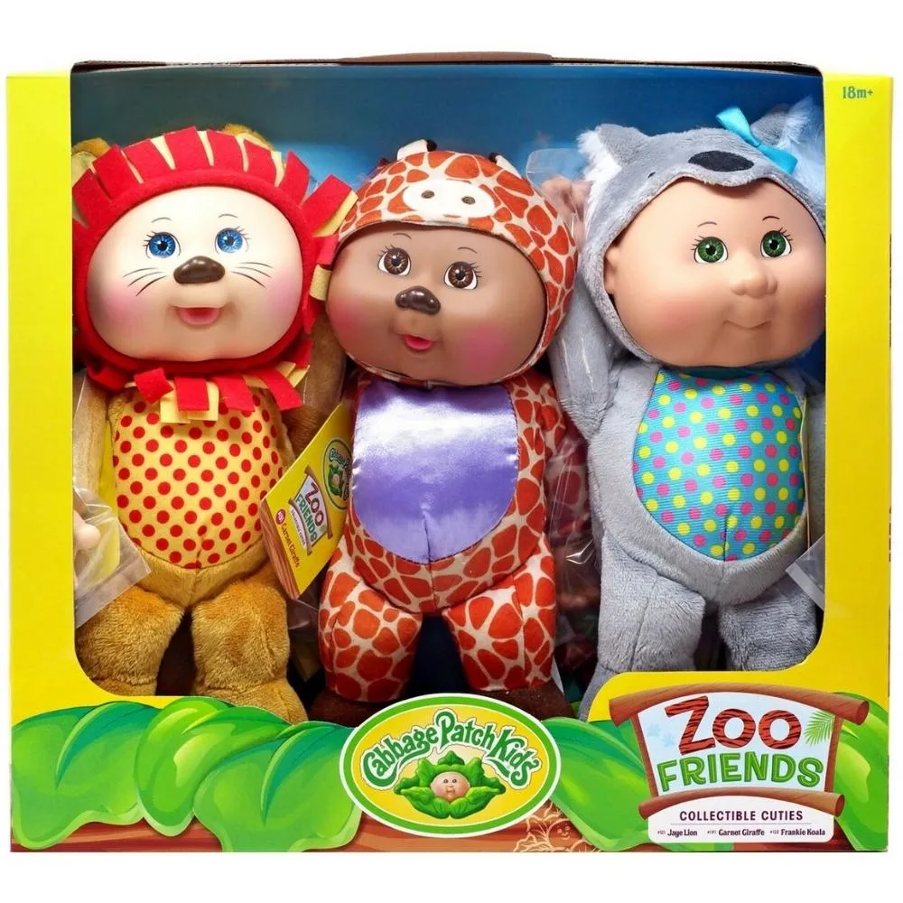 Cabbage Patch Cuties - Poupées 9 pouces - Paquet de 3