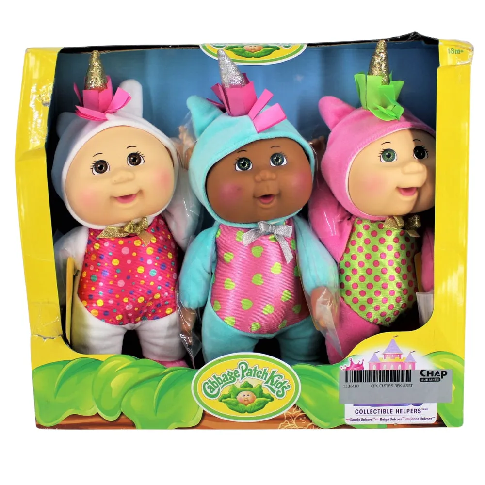 Cabbage Patch Cuties - Poupées 9 pouces - Paquet de 3