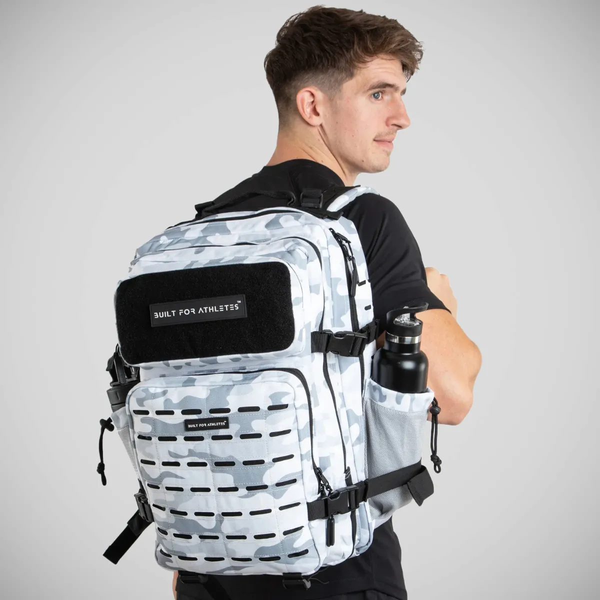 Camo Built For Athletes Large Gym Backpack White