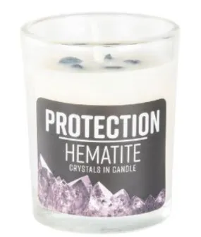 Candle - Protection Energy Stone Hematite