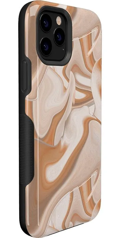 Caramel Delight | Marble Swirl Case