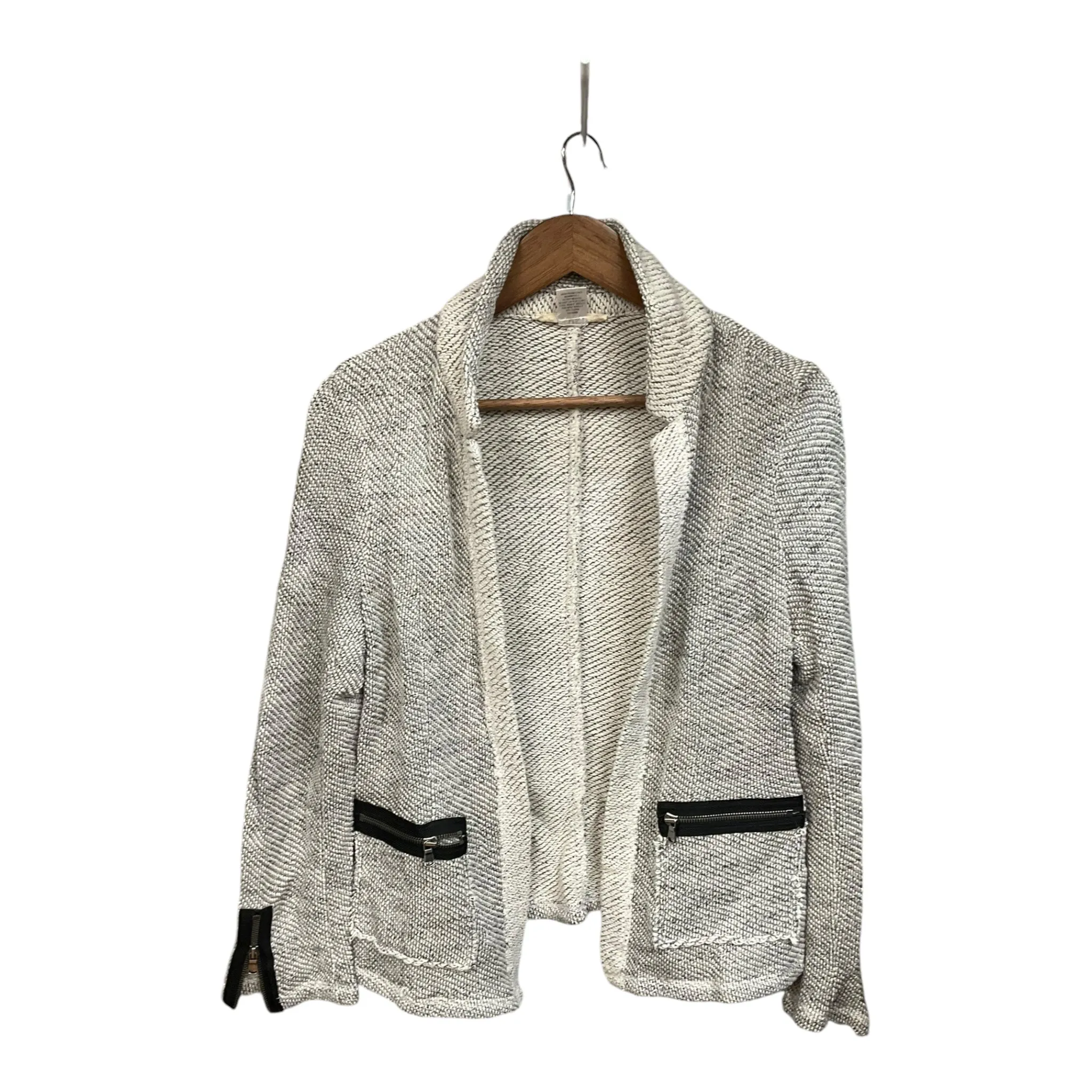 Cardigan By Peyton Jensen In Black & White, Size: M