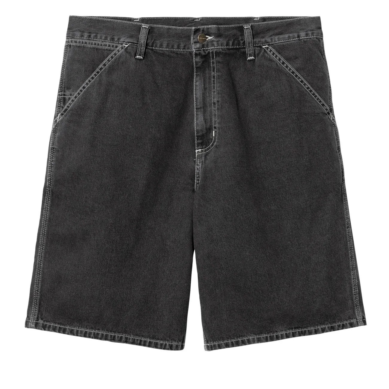 Carhartt WIP Simple Short Herren Black Heavy Stone Washed