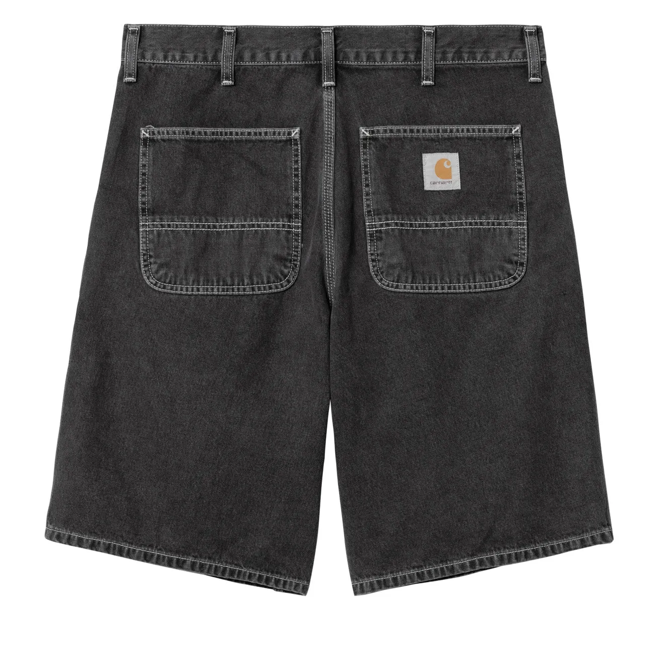 Carhartt WIP Simple Short Herren Black Heavy Stone Washed