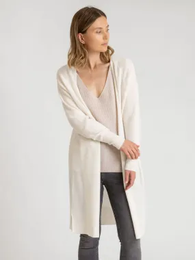 Cashmere cardigan "Linnea" - white