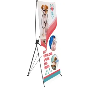 Champion Layflat PVC X-Banner 80cm x 180cm