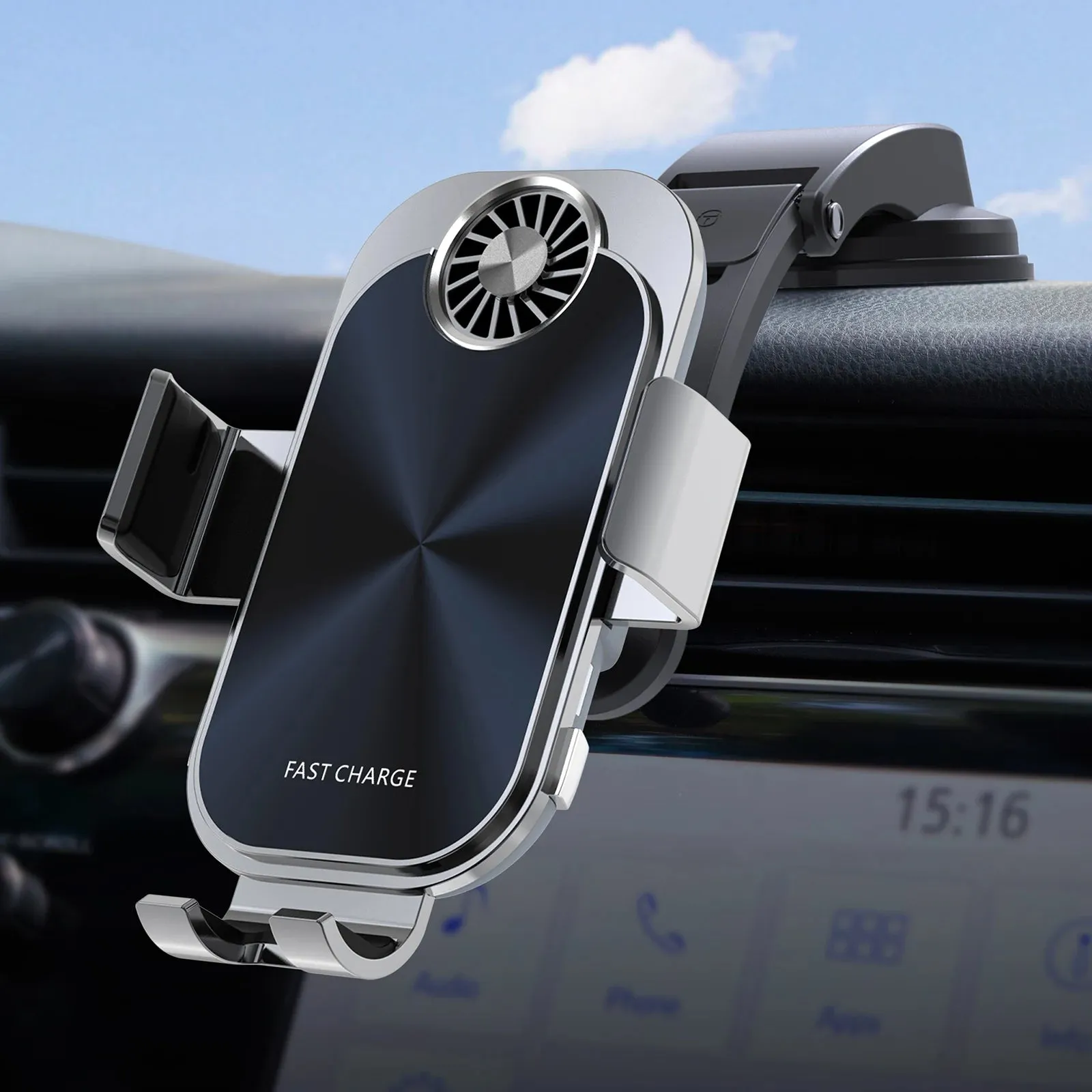 ChargeDrive™️ AutoClamp Wireless Car Charger