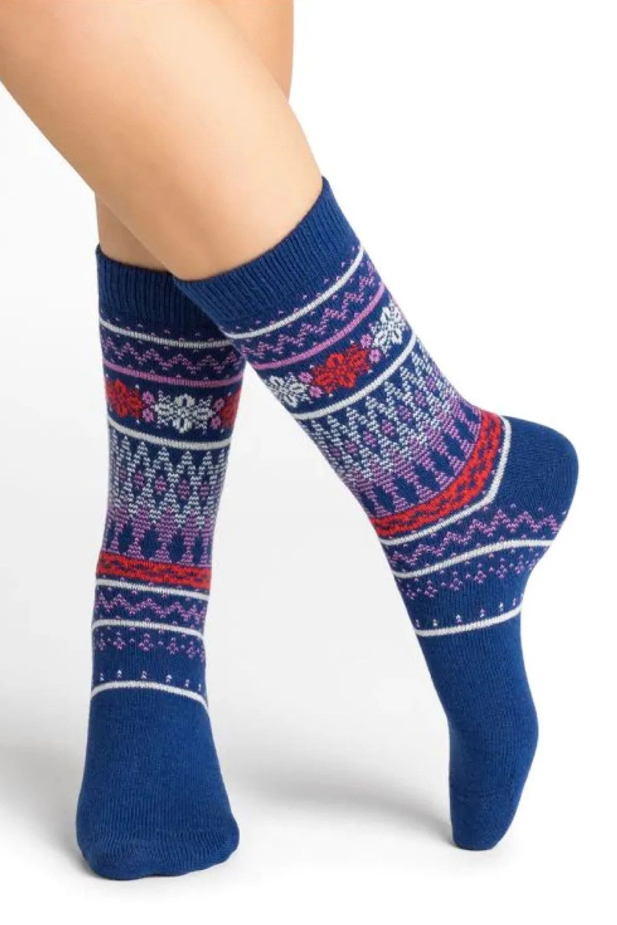 Chaussettes motif norvègien