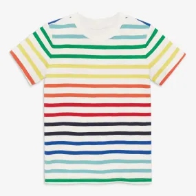 Clearance rainbow stripe tee