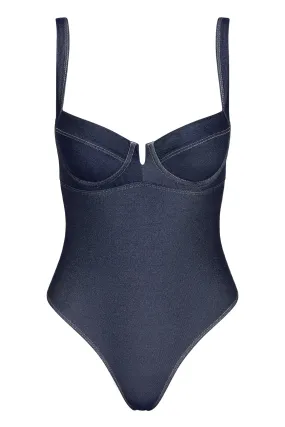 Clovelly One Piece - Blue Denim