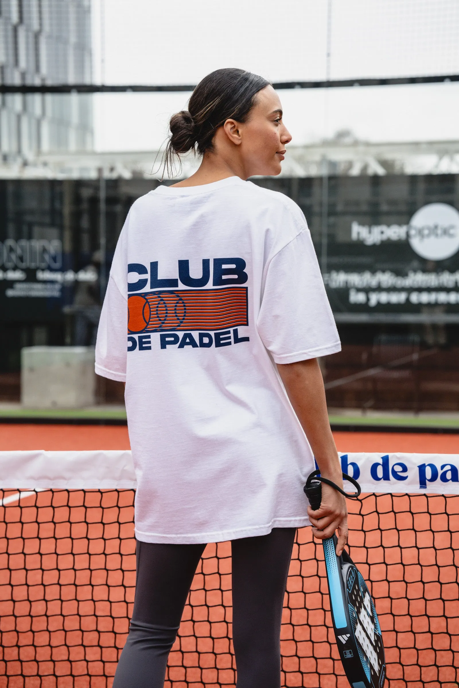 Club de Padel 'Heritage' Tee - White