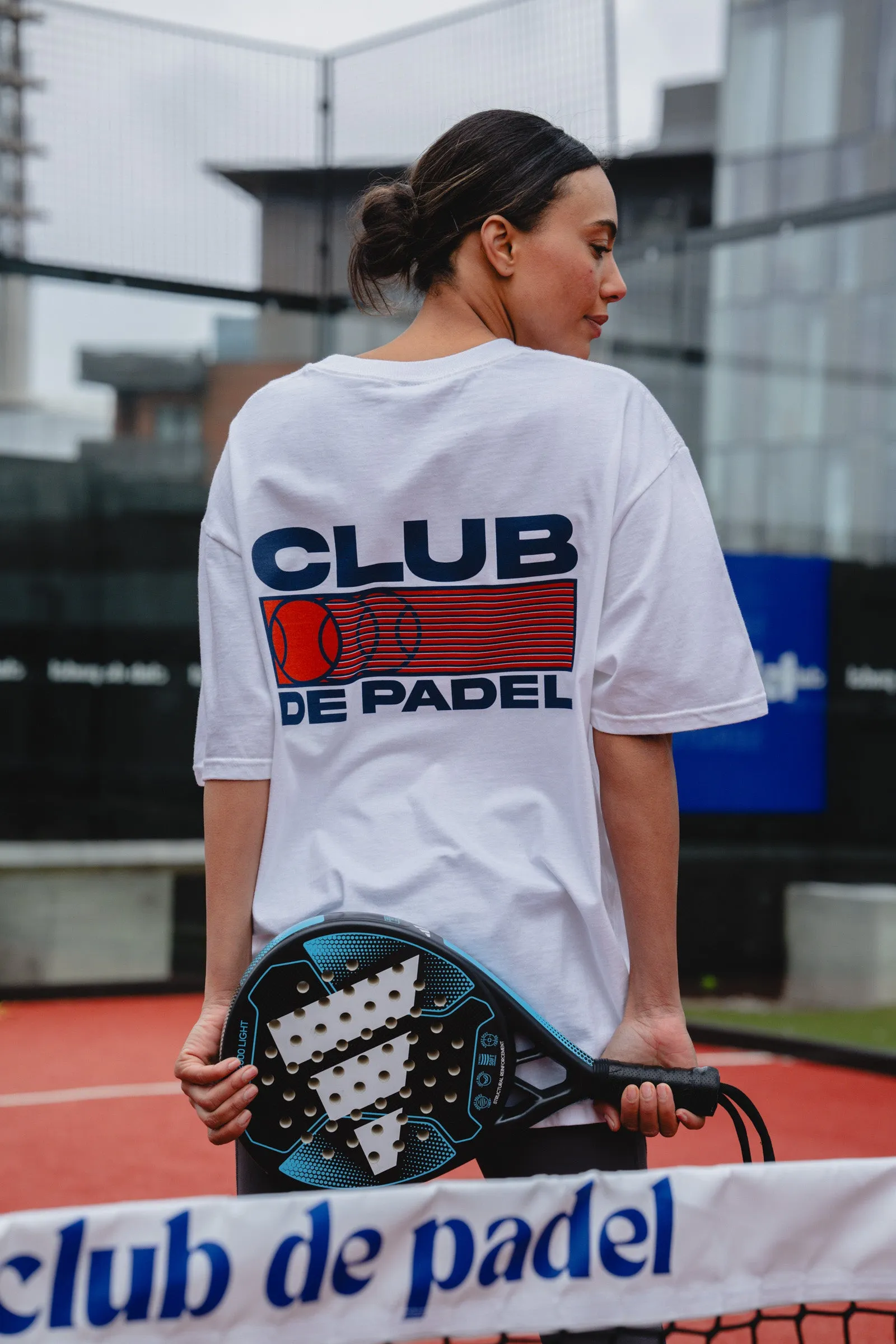 Club de Padel 'Heritage' Tee - White