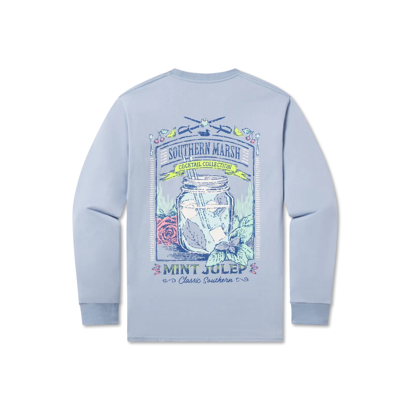 Cocktail Tee - Mint Julep - Long Sleeve