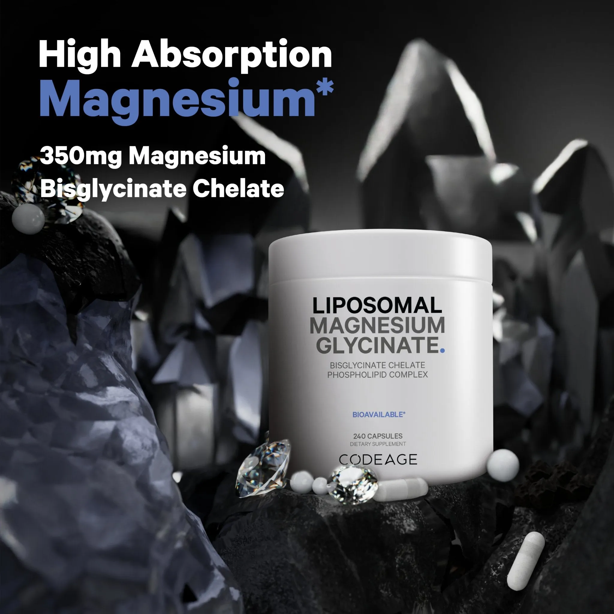 Codeage Liposomal Magnesium Glycinate Supplement