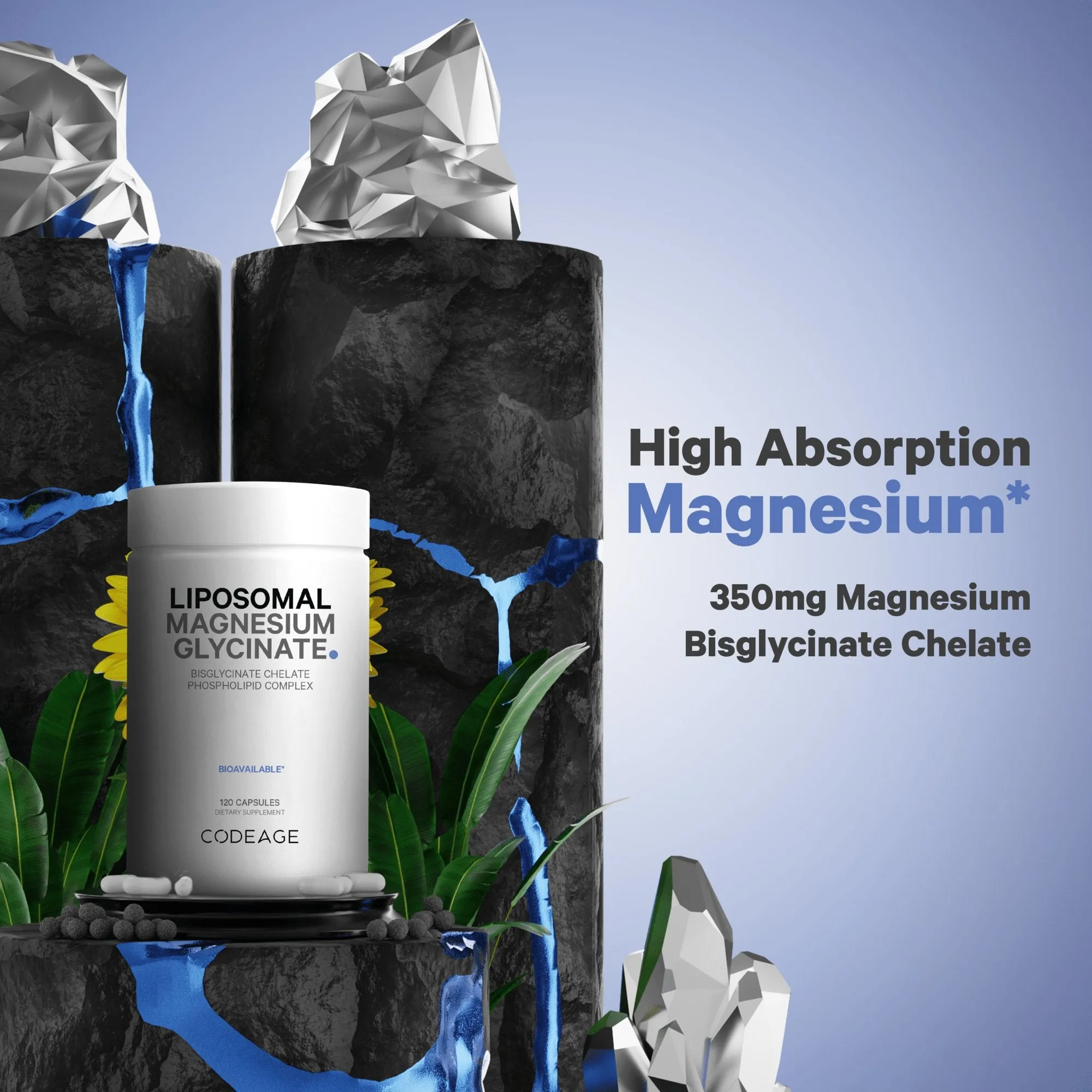 Codeage Liposomal Magnesium Glycinate Supplement