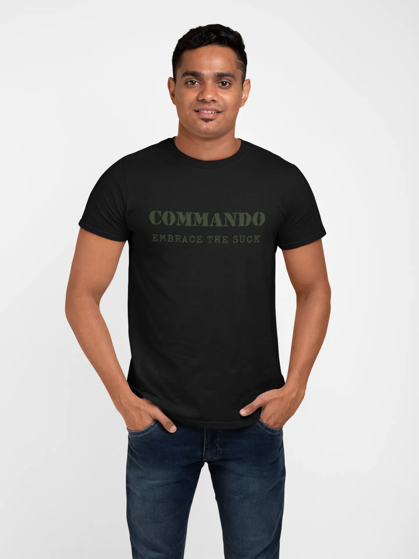 Commando T-shirt - Commando - Embrace The Suck (Men)