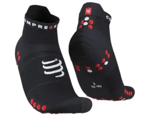 Compressport | Pro Racing Socks V4 | Run Low | Black / Red