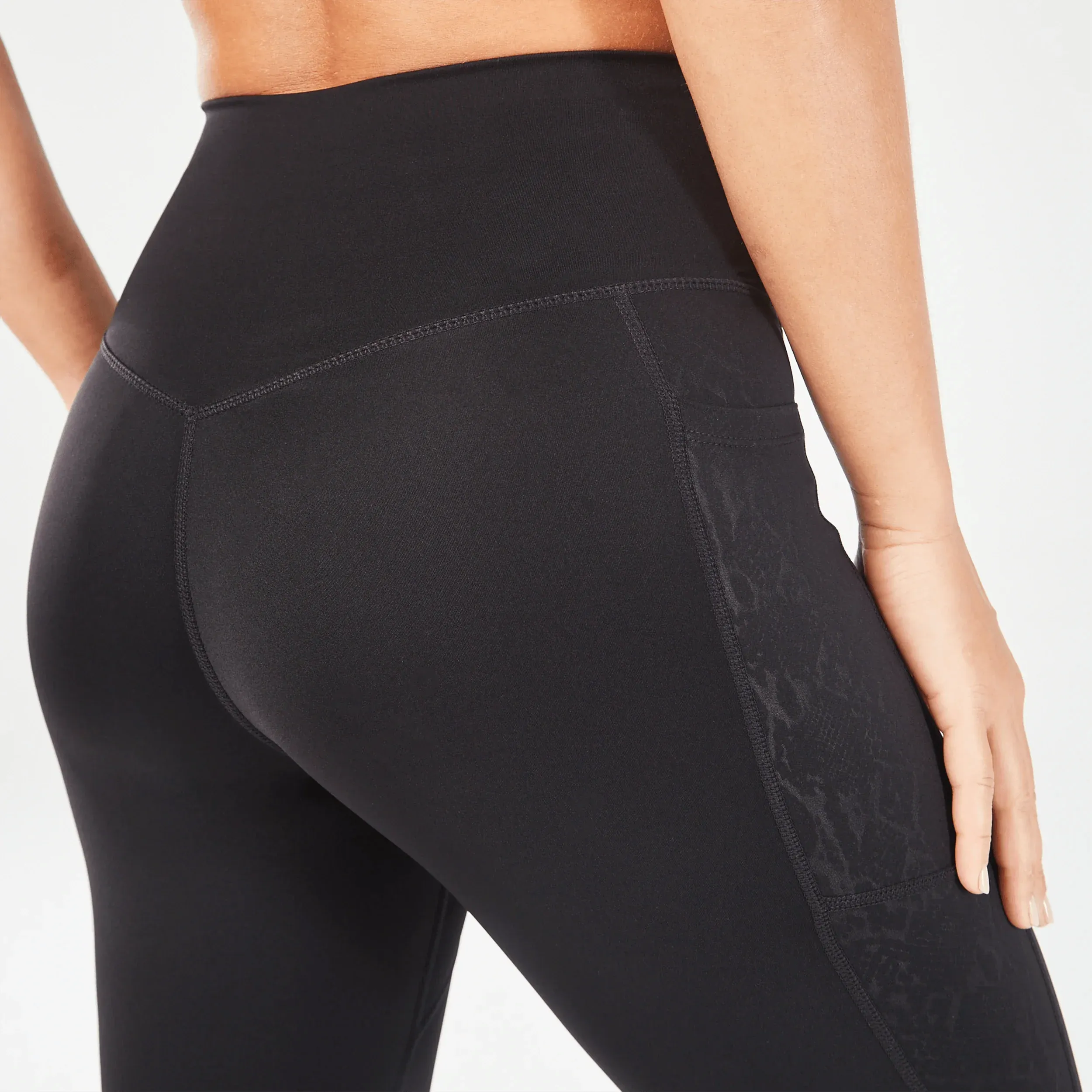 Core Panel Leggings - Black