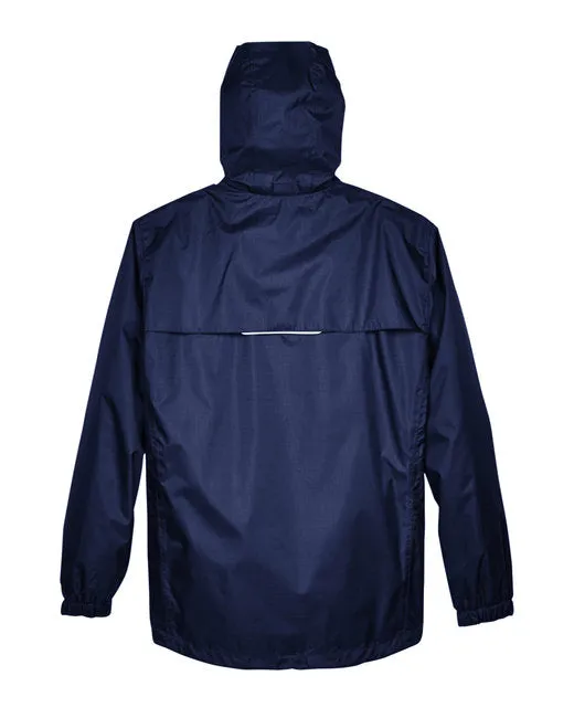 Core365 Climate Seam-Sealed Lightweight Variegated Ripstop Rain Jacket - 88185