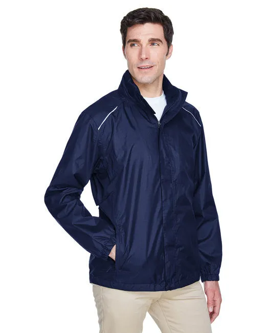 Core365 Climate Seam-Sealed Lightweight Variegated Ripstop Rain Jacket - 88185