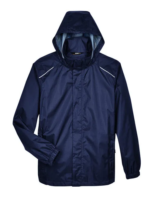 Core365 Climate Seam-Sealed Lightweight Variegated Ripstop Rain Jacket - 88185