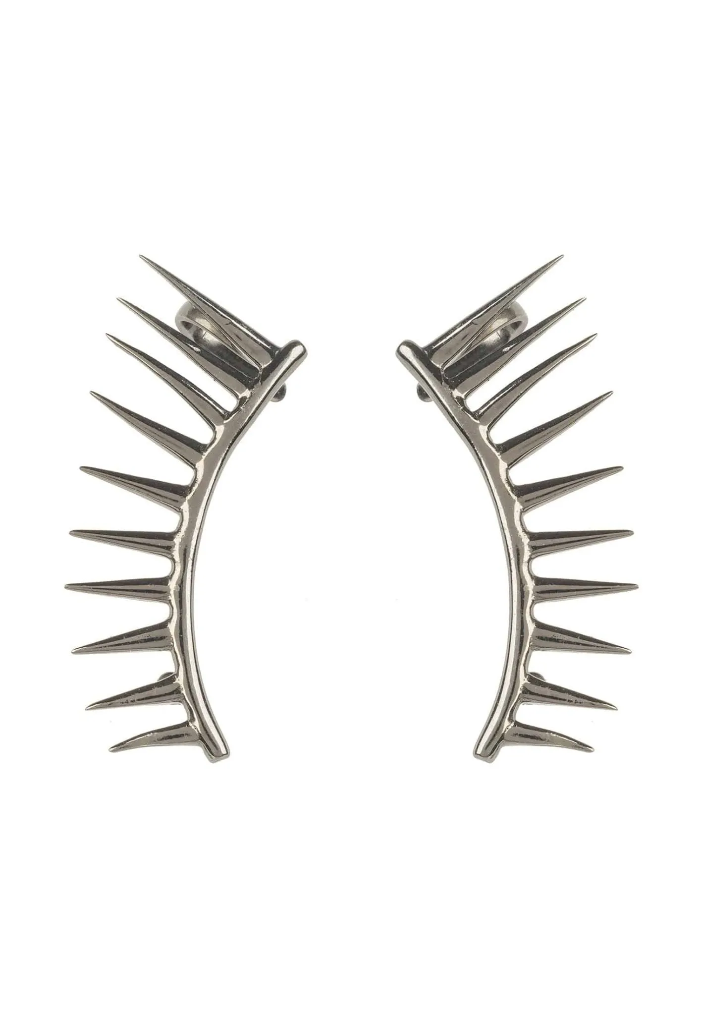 Cosmic Spikey Ear Cuff Oxidised