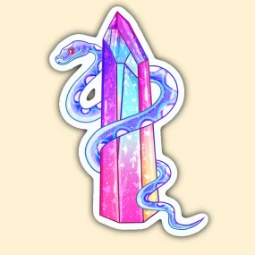 Crystal Snake Sticker