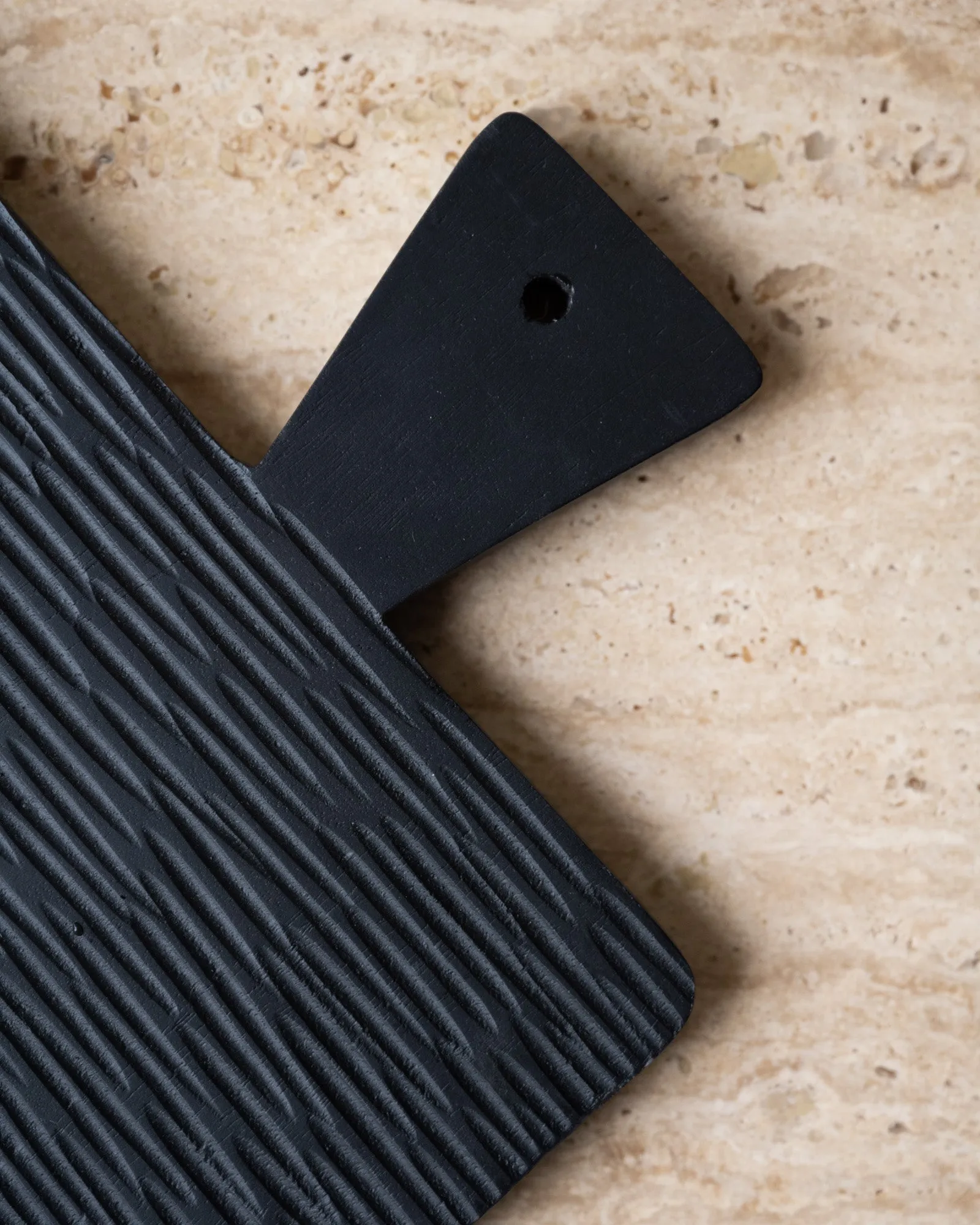 Cutting Board Rib Black