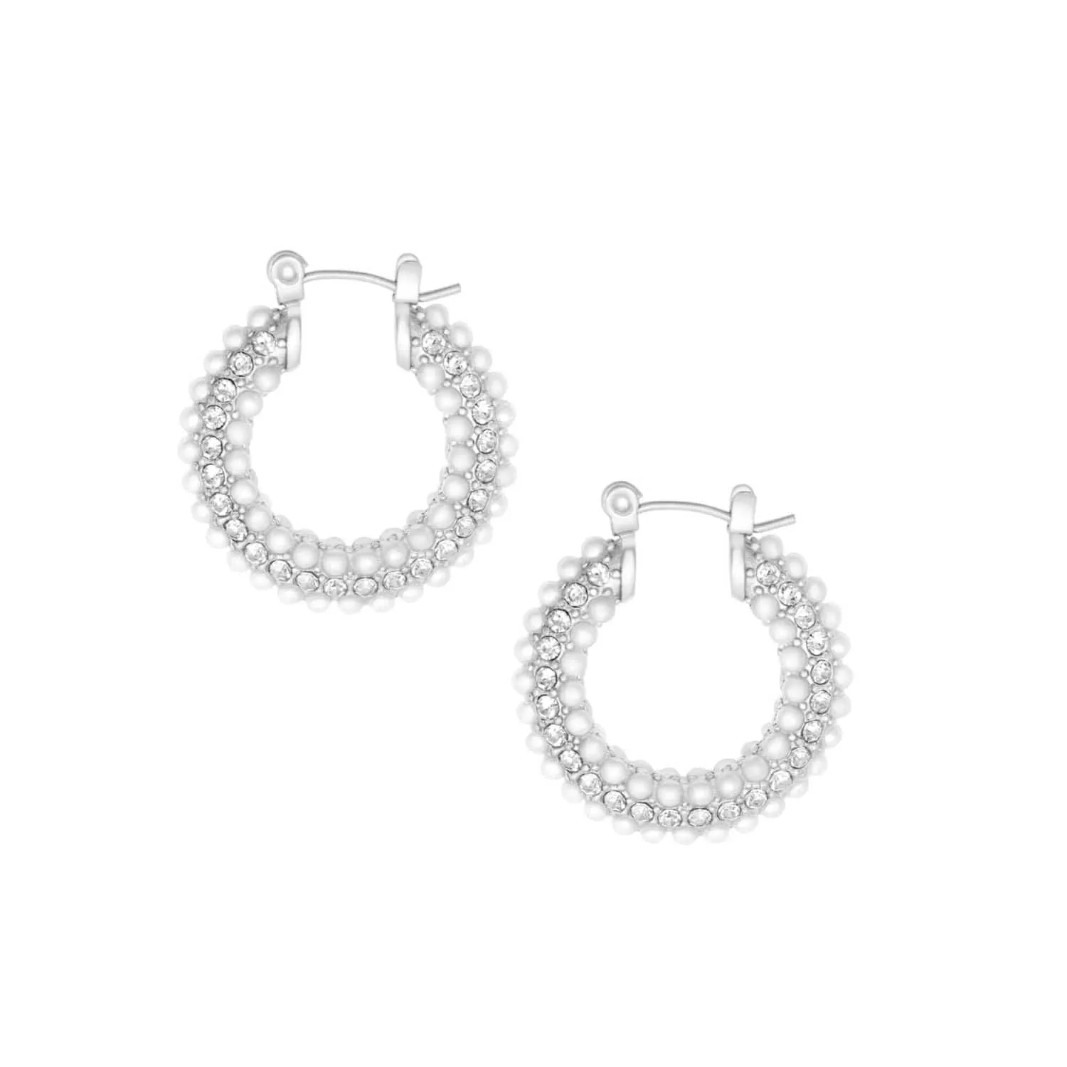 Eloise Pearl Hoop Earrings