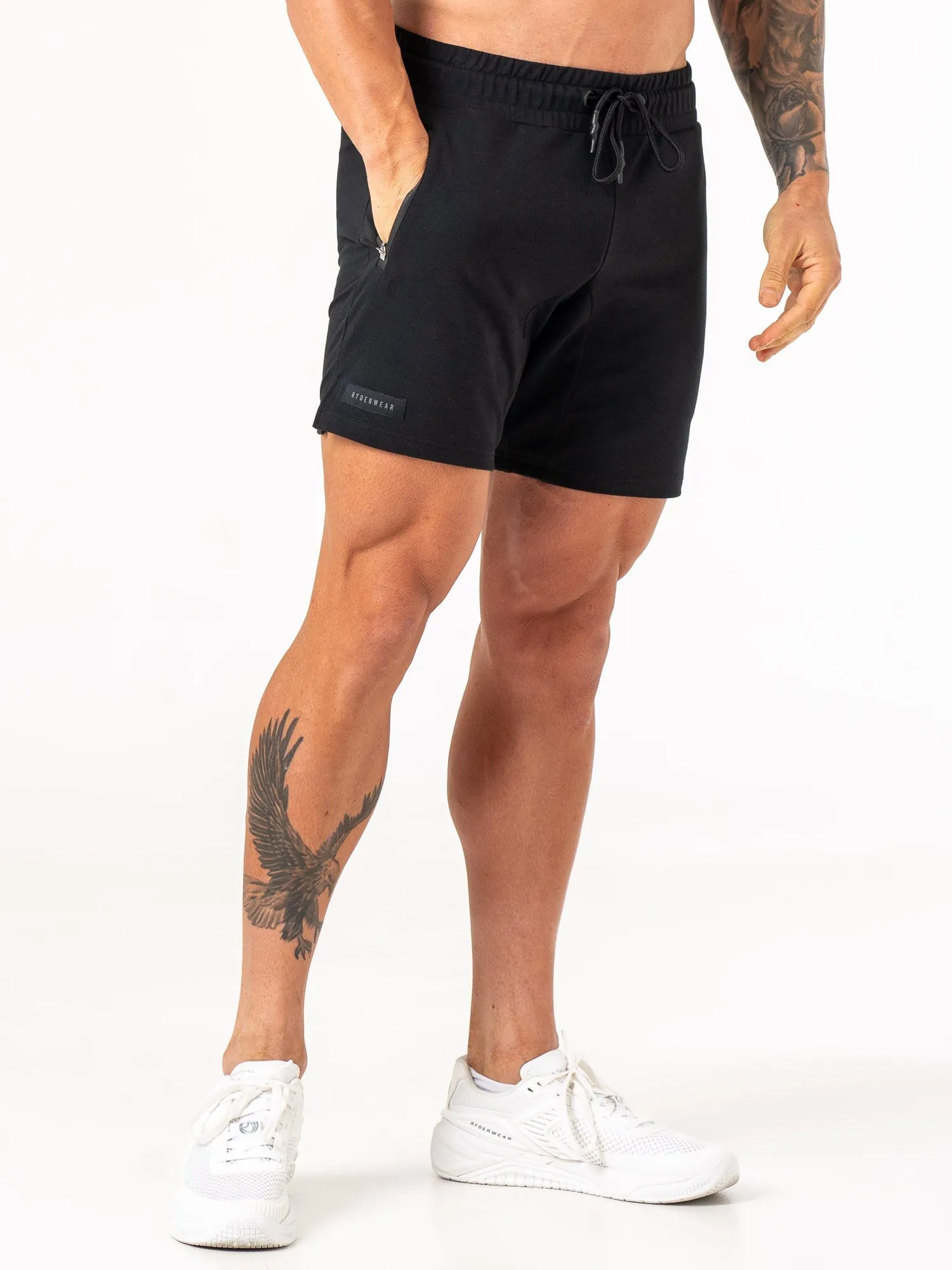 Endurance Track Shorts - Black