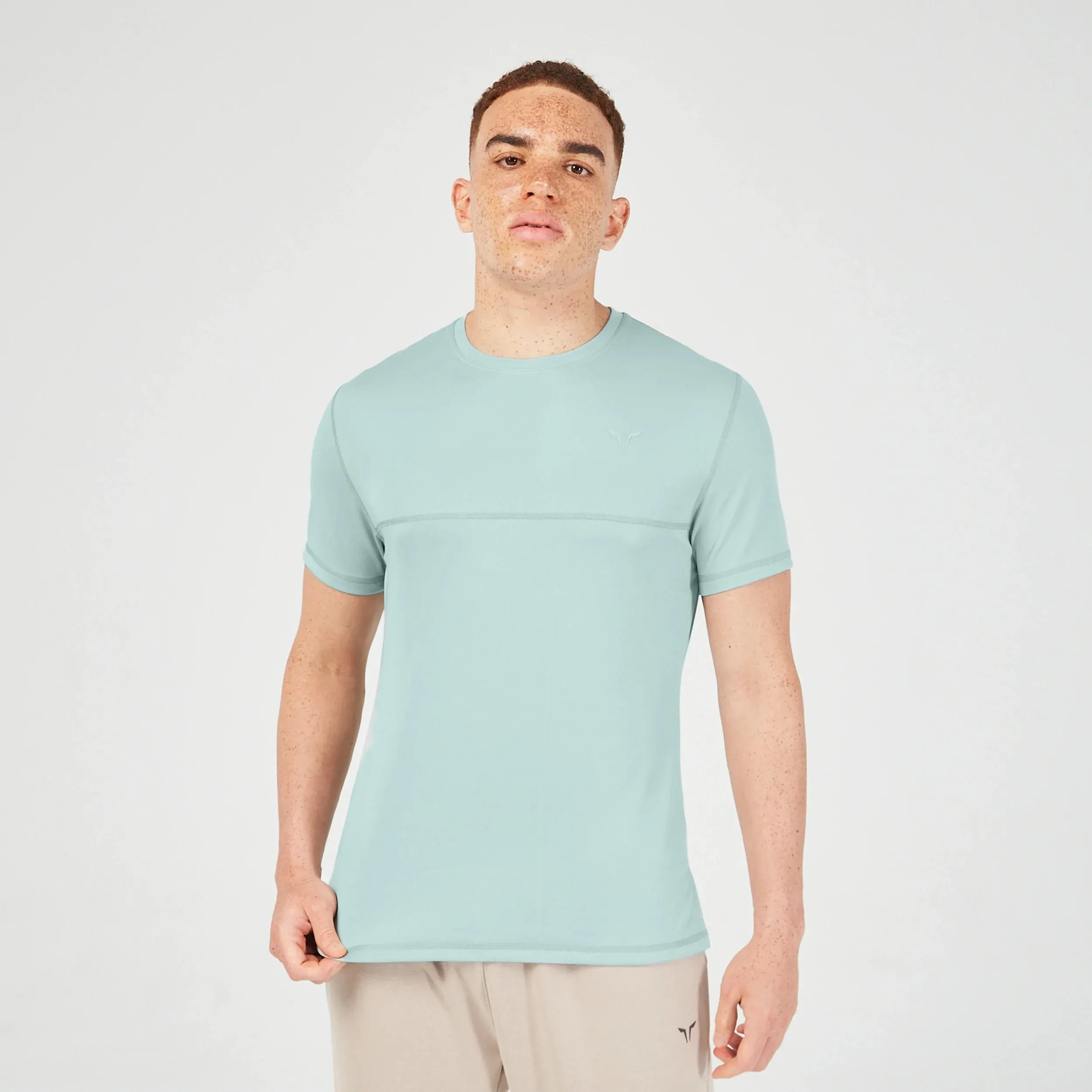 Essential Contrast Tee - Grey Mist