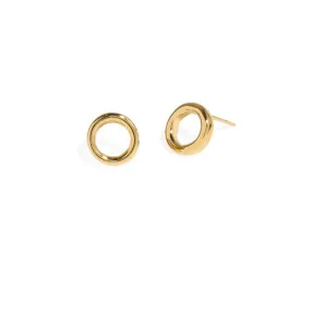 ESSENTIAL GOLDEN CIRCLE STUDS