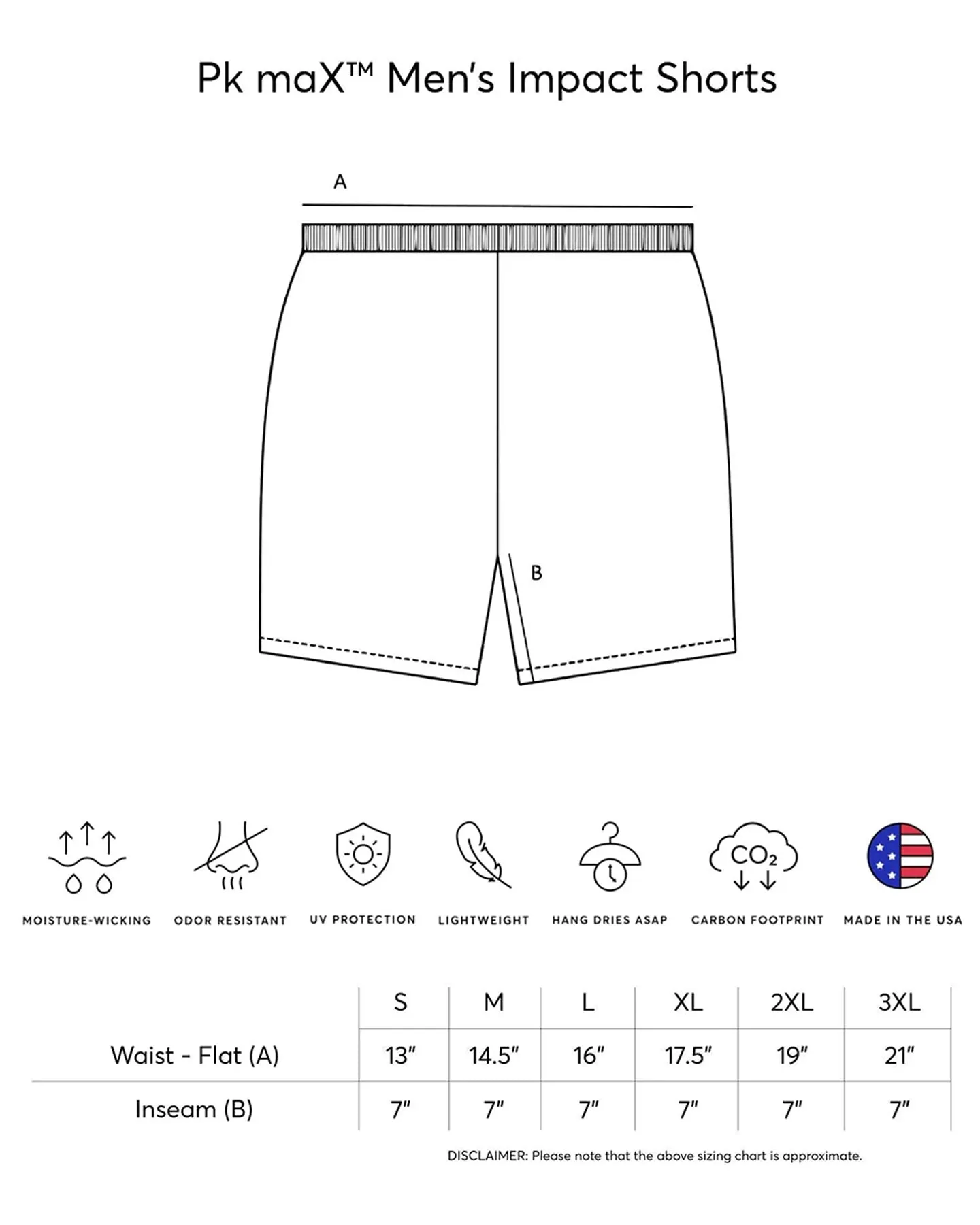 Expert Brand DriMax Men's Performance Impact Shorts