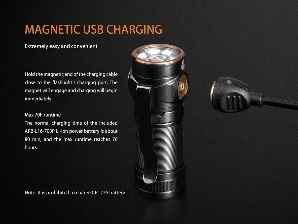 Fenix E18R EDC Rechargeable Flashlight 750 Lumens