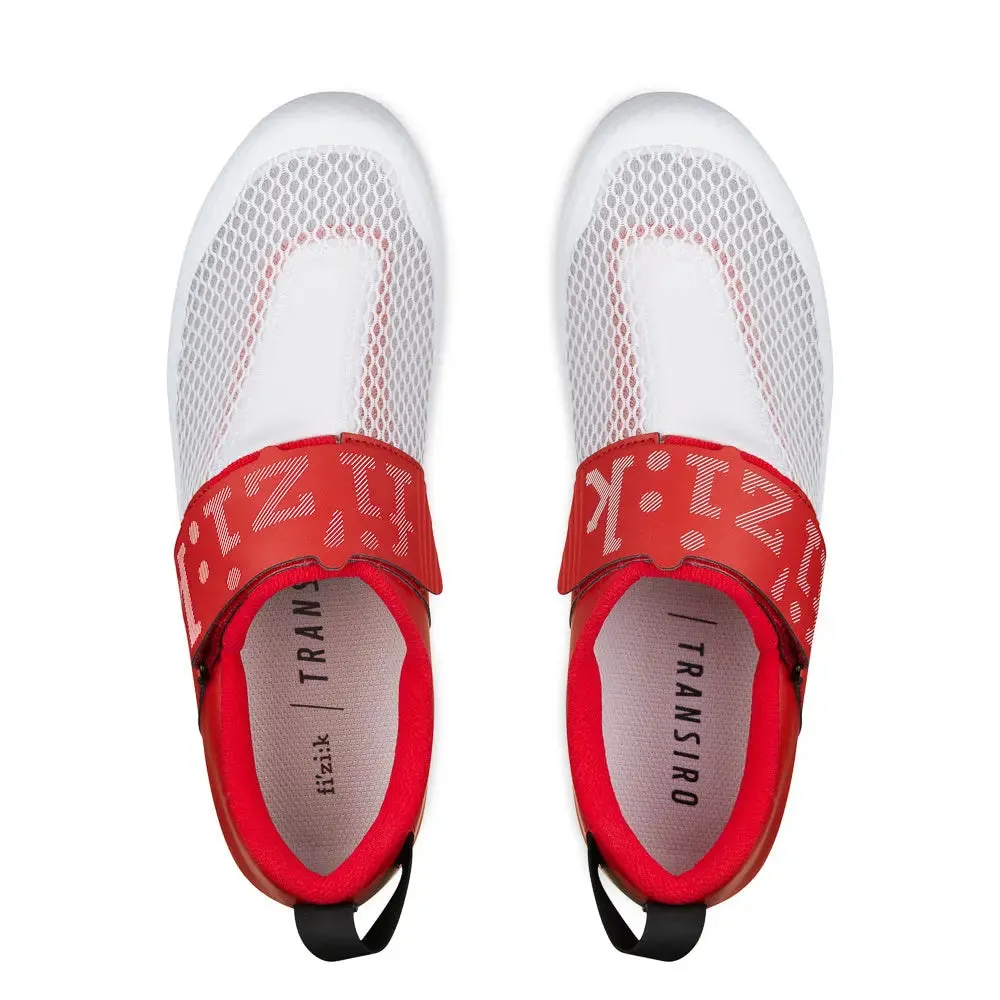 Fizik | Transiro Hydra | Triathlonschoen | White / Metallic Red