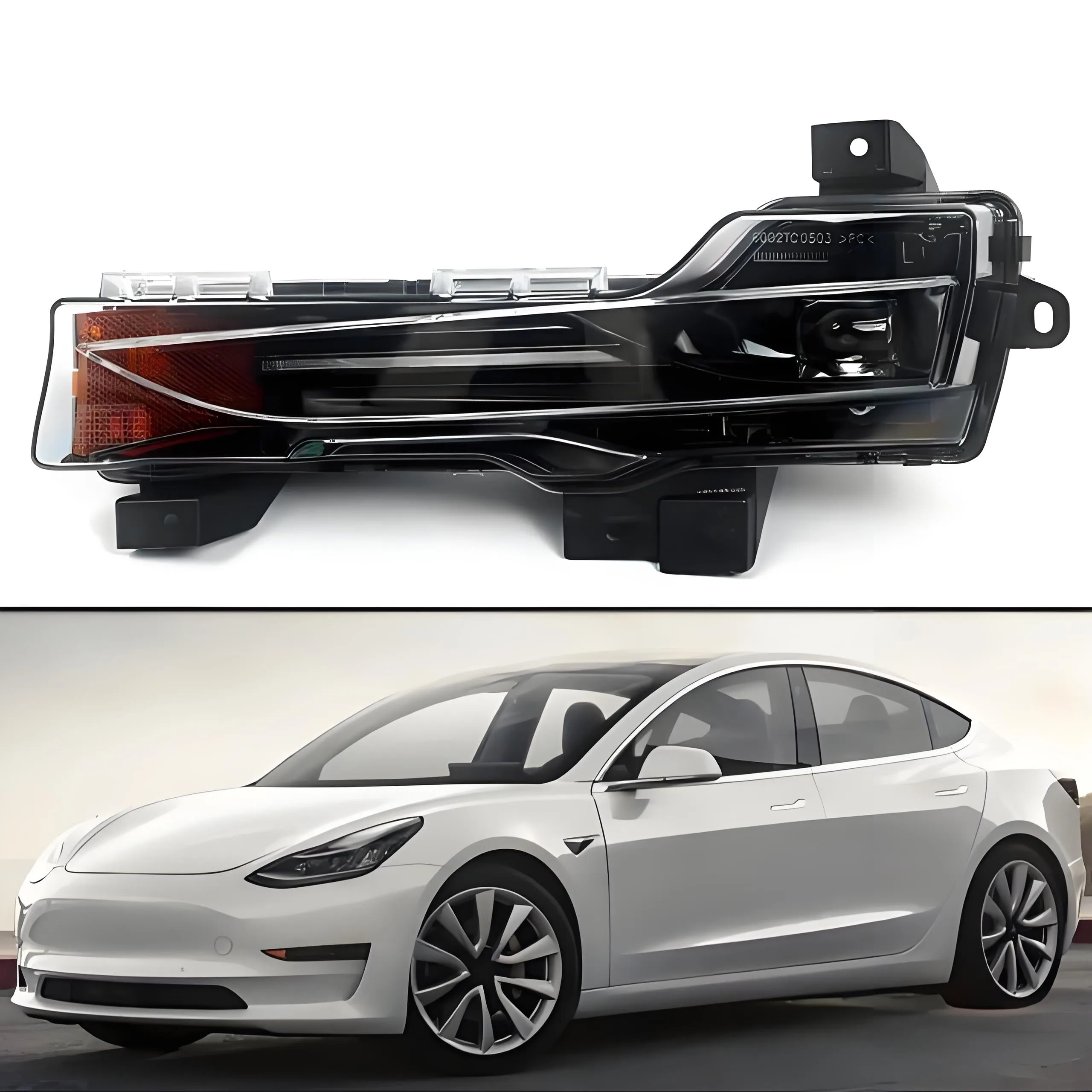 Front Bumper Fog Light For Tesla Model 3/Y 【US Version】