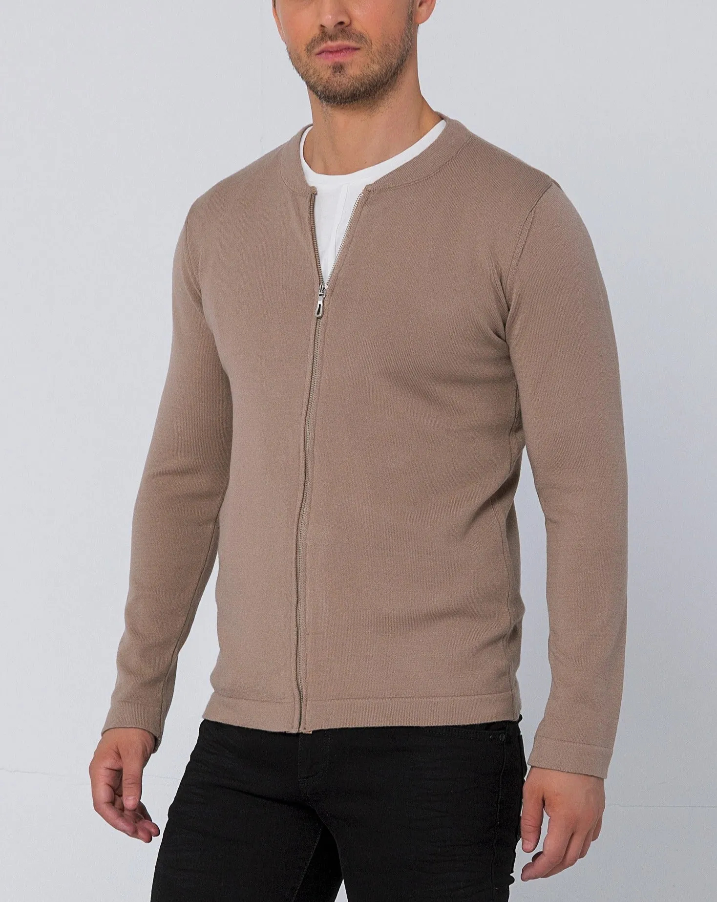 Full Zip Closure Cardigan - Vizon