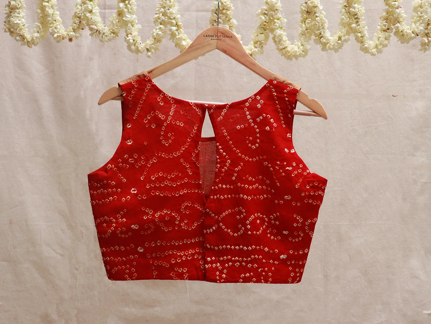 Garnet Red, tissue, Hand embroidery blouse