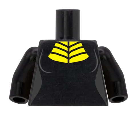 Gothic Low Cut Top with Straps - Custom Design Minifigure Torso