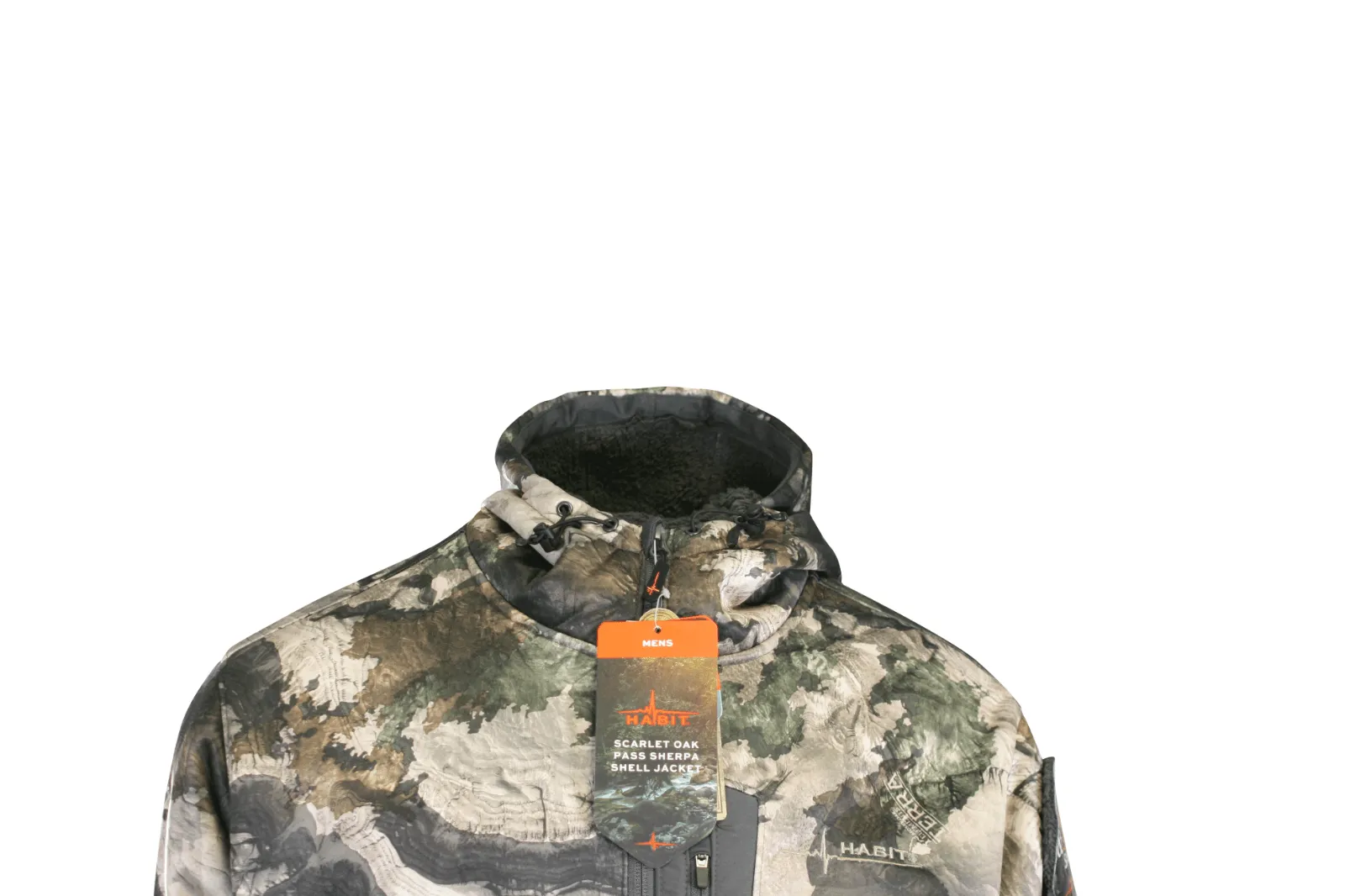 Habit Men's Jacket Mossy Oak Terra Gila Rain-Factor Sherpa Shell (S01)