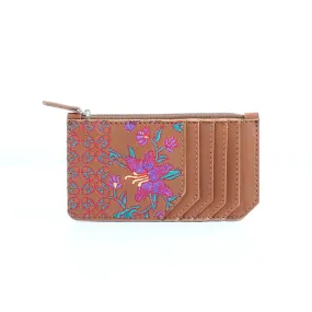 Hanvane x Pink Flowered Card Holder