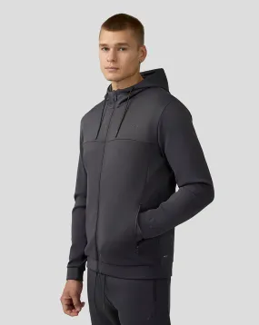 Heren Scuba Lange Mouw Hoodie met Rits - Charcoal