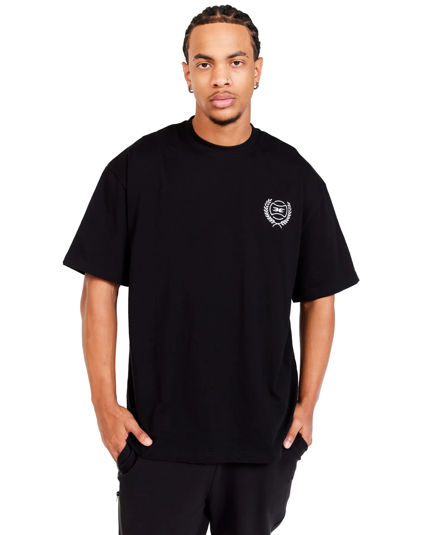 Heritage Oversized Tee - Black