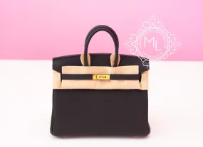 Hermes Black Togo GHW Birkin 25 Handbag