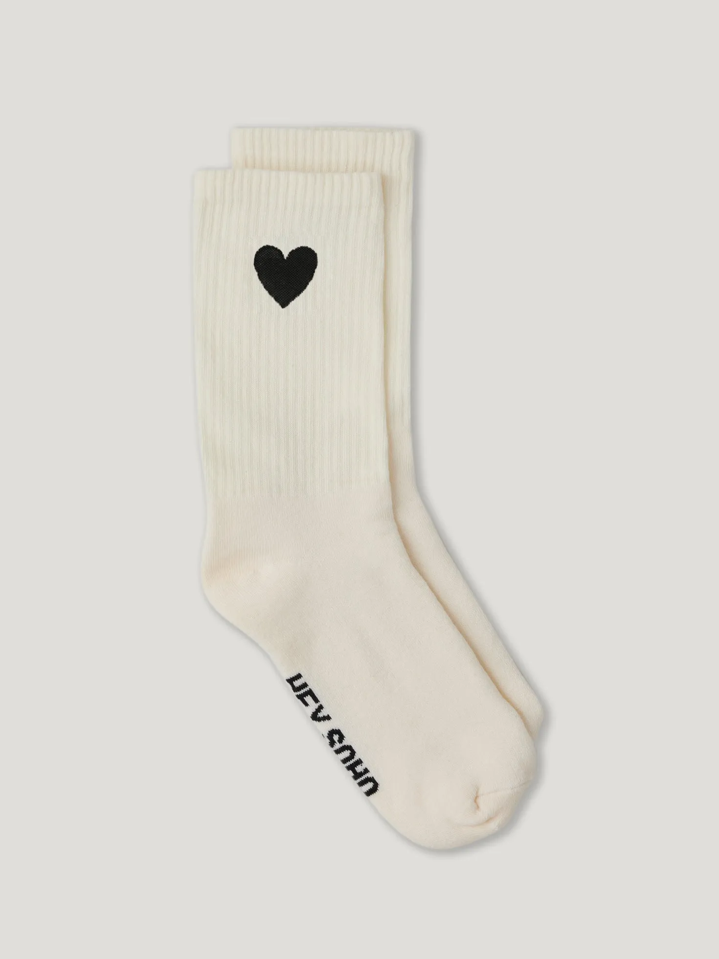 HERZ Socken schwarz