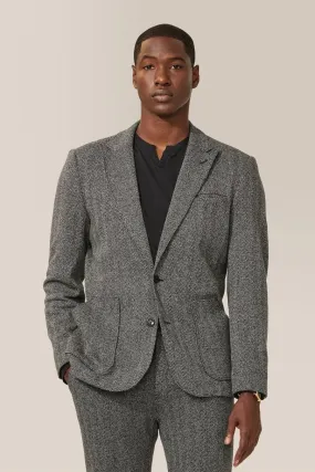 Hollis Blazer | Responsible Herringbone Cotton