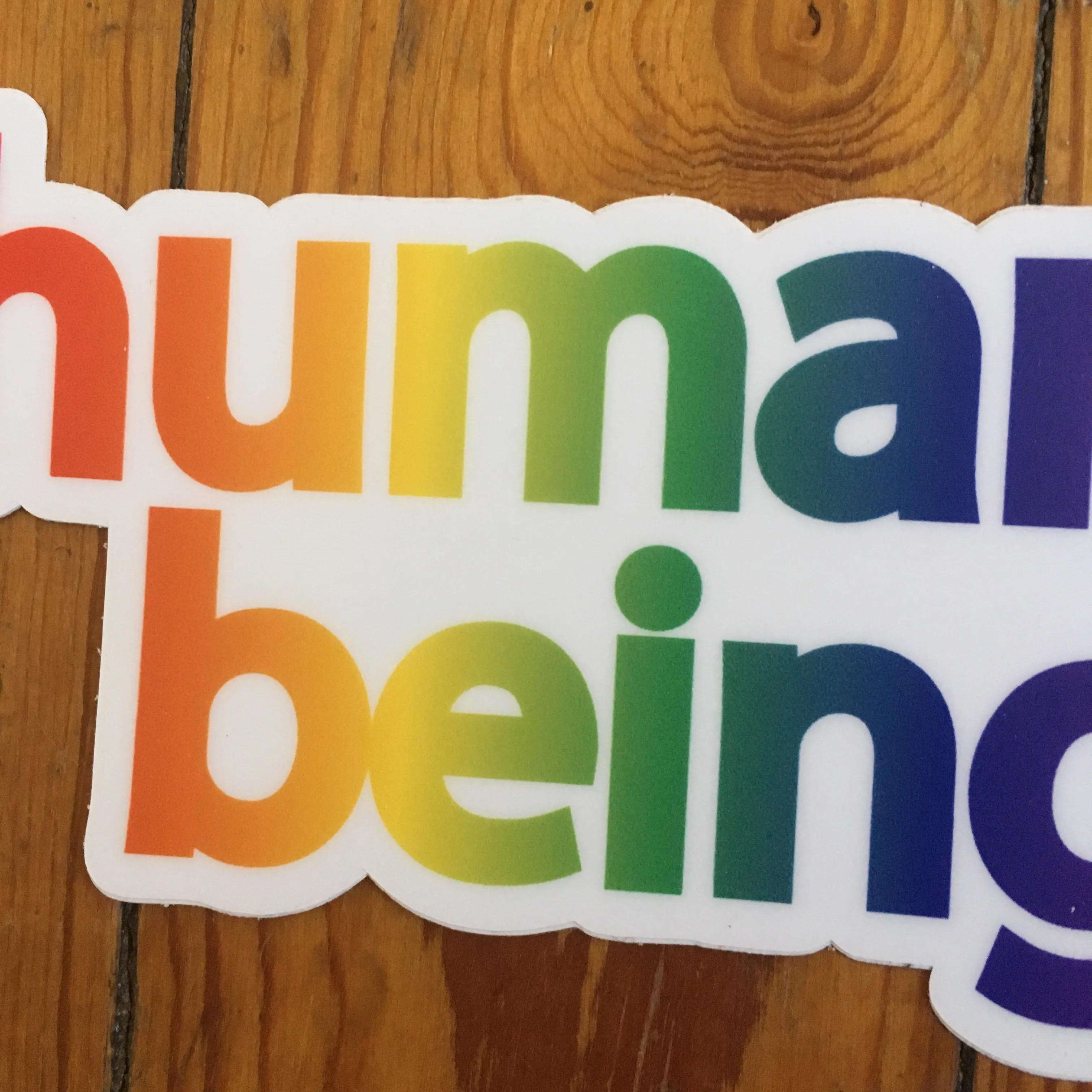 Human Being Pride Sticker