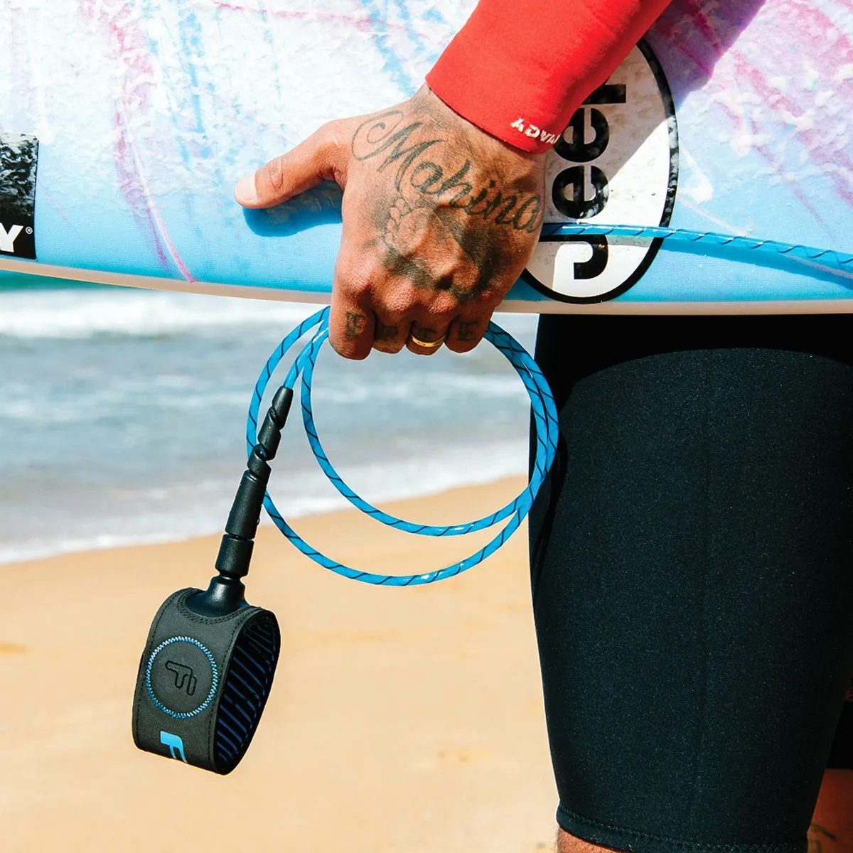 Invento Leash Surf FCS Freedom Helix Comp 6´ Azul